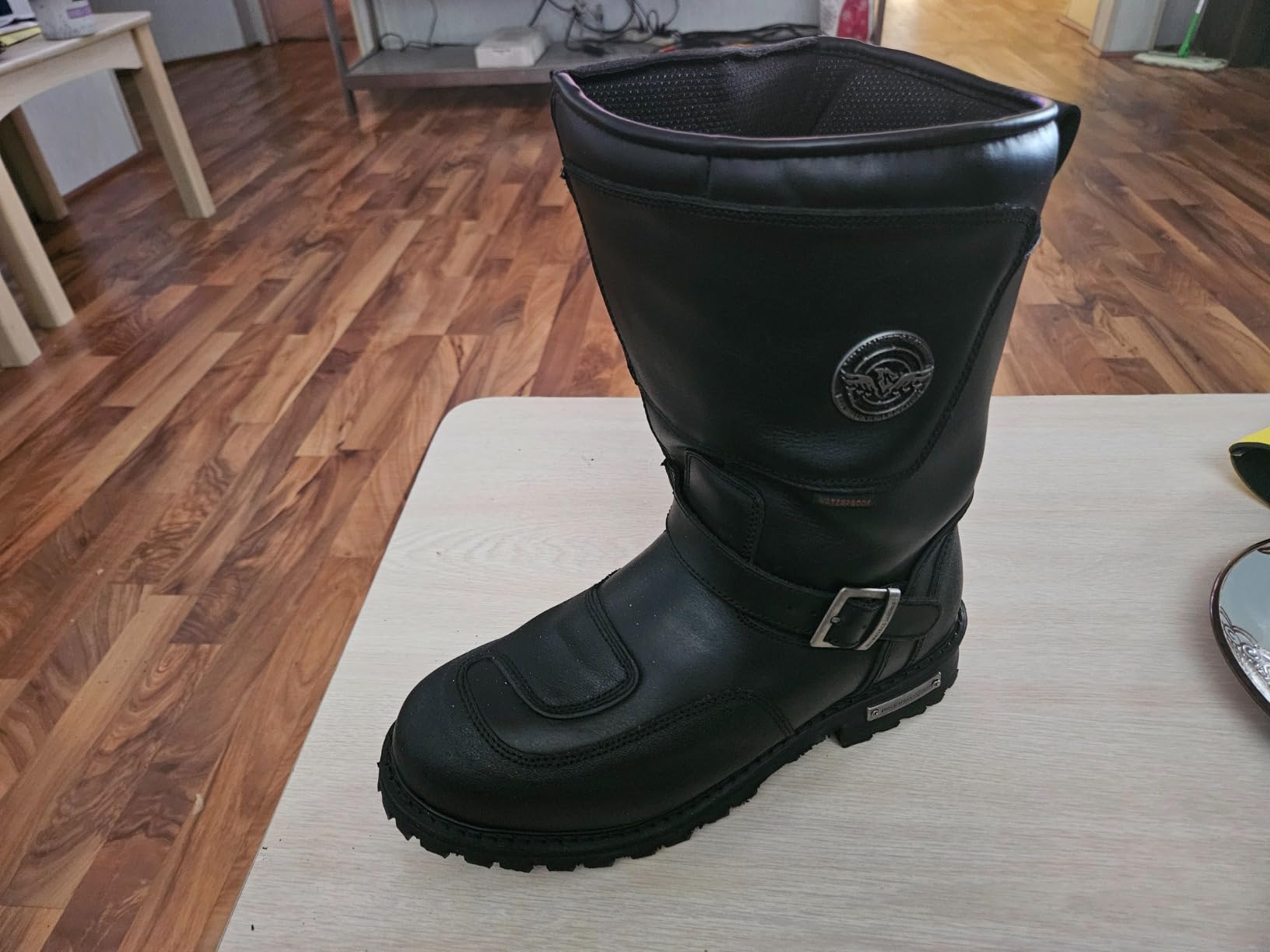 Milwaukee Leather Men's Wide Classic Motorcycle Harness Boots customer photo 1