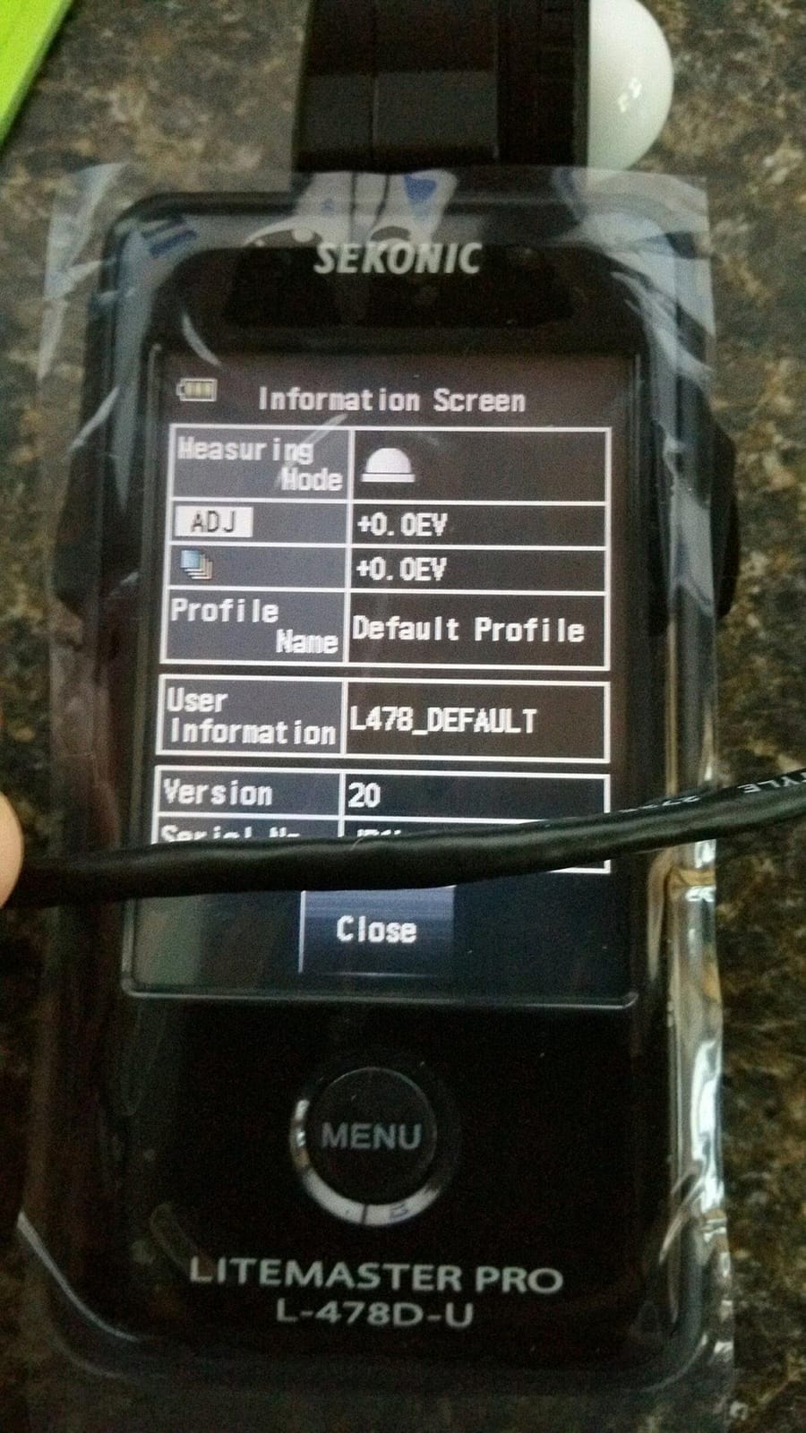 Sekonic LiteMaster Pro L-478D-U Light Meter, Touchscreen Incident & Reflected Meter with Flash Analyzing, Cine Frame Rate & Shutter Angle Control, Illuminance & Luminance Measurement customer photo 2
