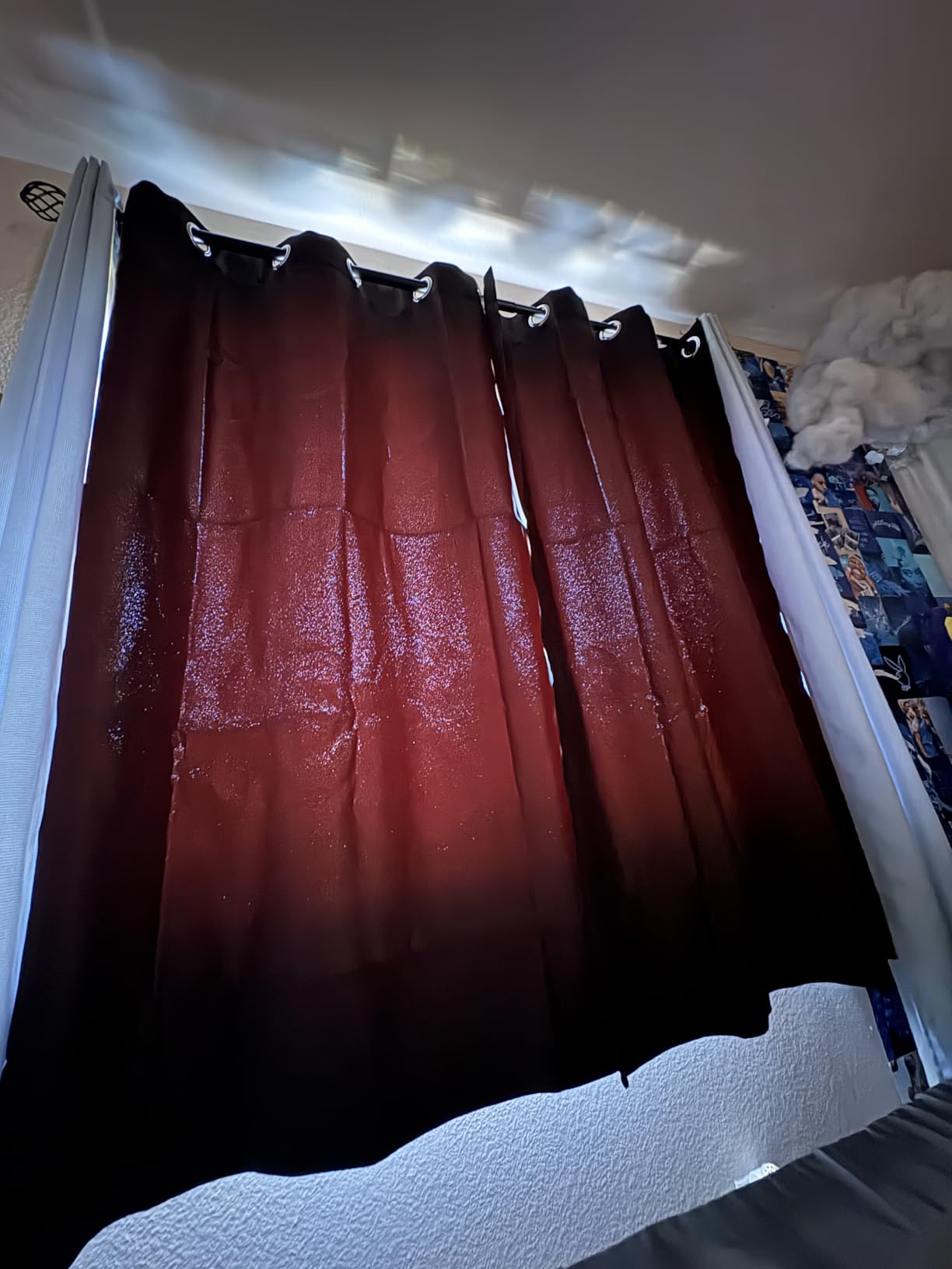 NICETOWN Noise Reducing Blackout Curtains, 2 Panels, 42 x 84-inch, Grey customer photo 1