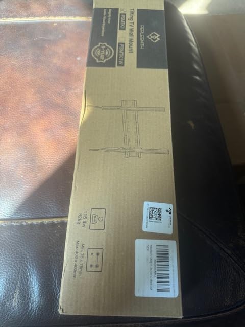 PERLESMITH Tilting TV Wall Mount Bracket Low Profile for Most 23-60 inch LED LCD OLED, Plasma Flat Screen TVs with VESA 400x400mm Weight up to 115lbs, Fits 16