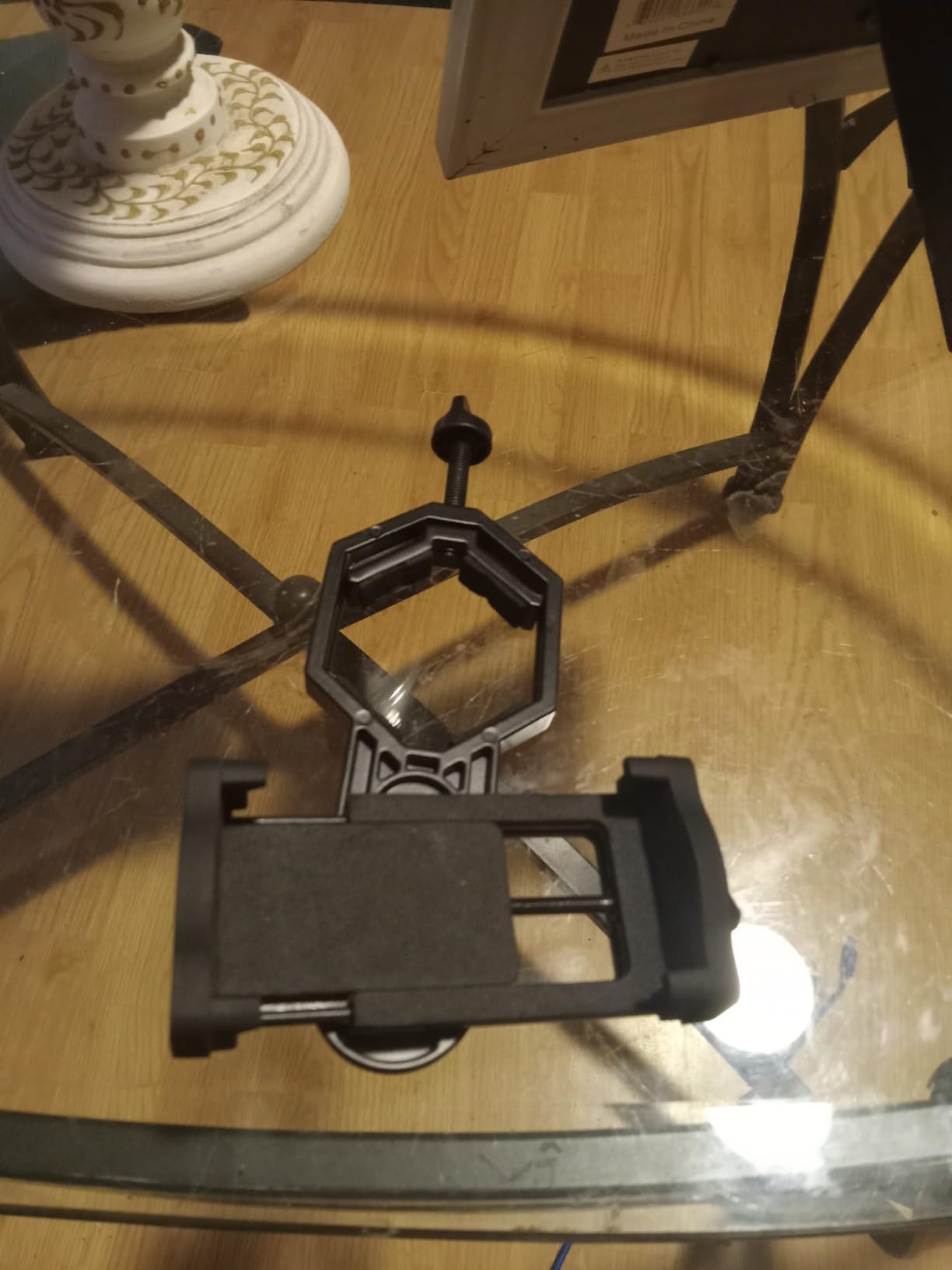 SVBONY Universal Cell Phone Adapter, Telescope Phone Mount Diameter 25-48mm customer photo 1