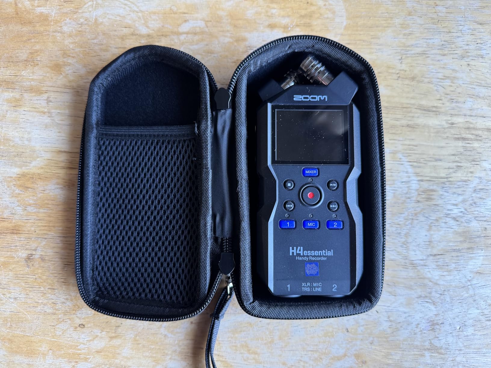 caseling Hard Case for Zoom H4essential, H4n Pro, H1 XLR & Tascam DR-40X, DR-07XP, DR-05XP | Protective Portable Audio Recorder Travel Storage Bag customer photo 1