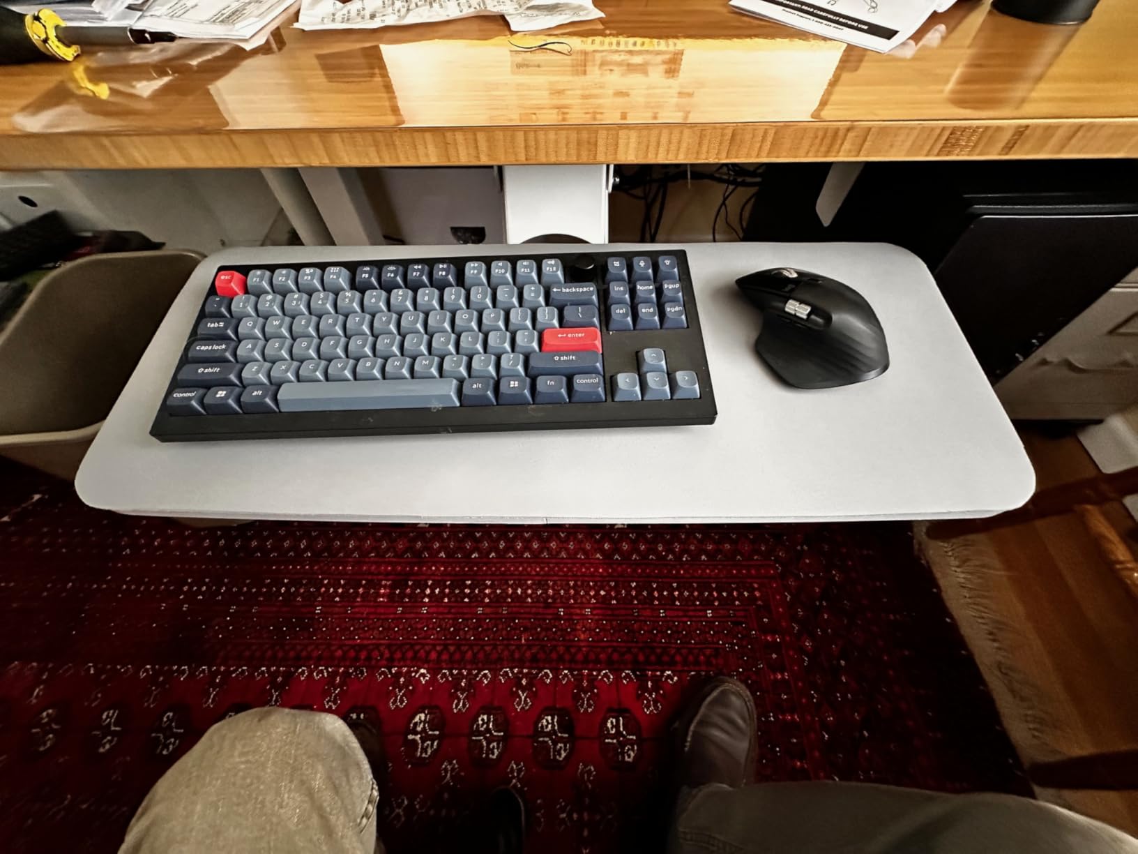 VIVO Black Under Desk 25 x 10 in Keyboard Tray, MOUNT-KB03B customer photo 1