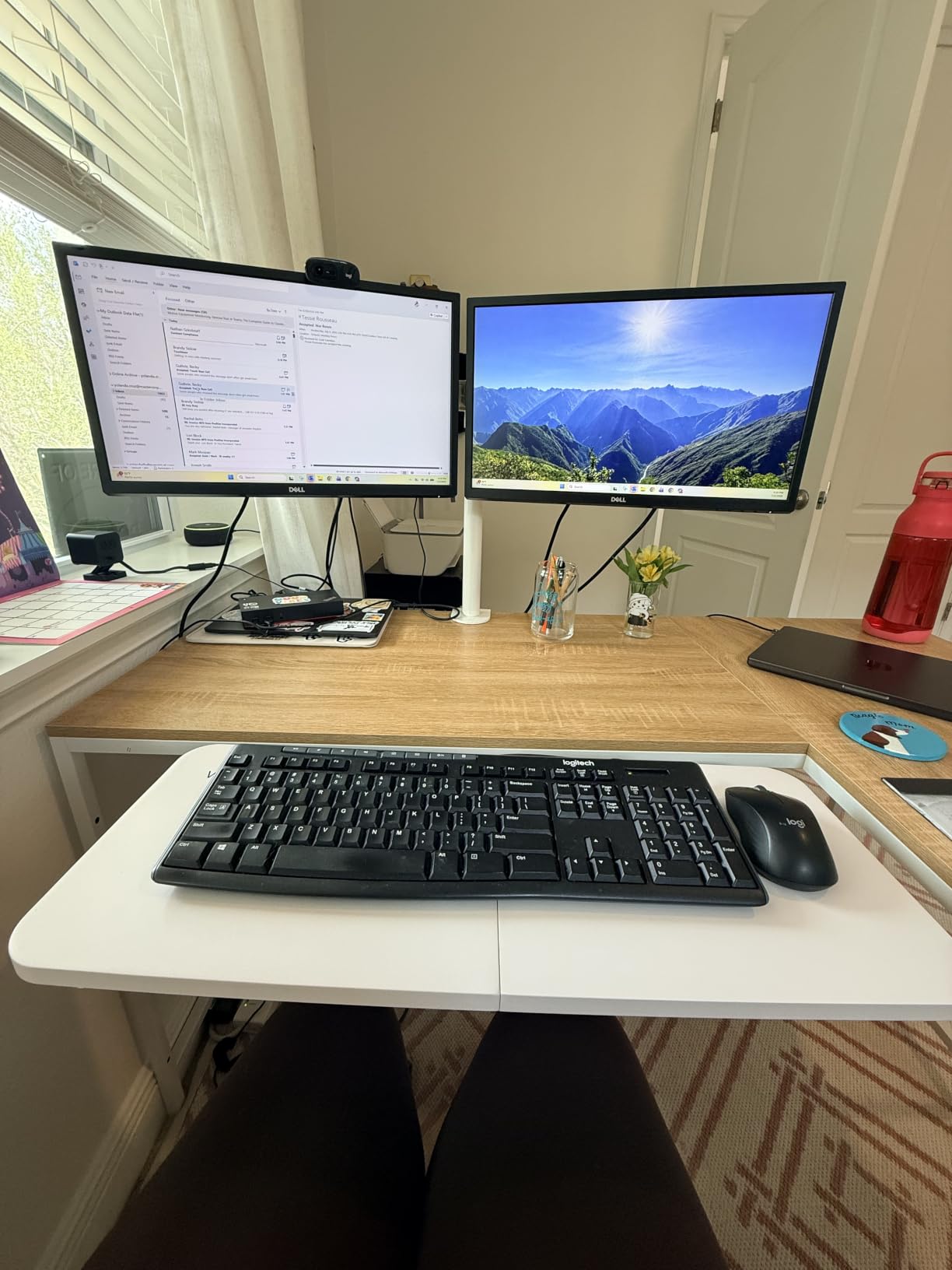 VIVO Black Under Desk 25 x 10 in Keyboard Tray, MOUNT-KB03B customer photo 2