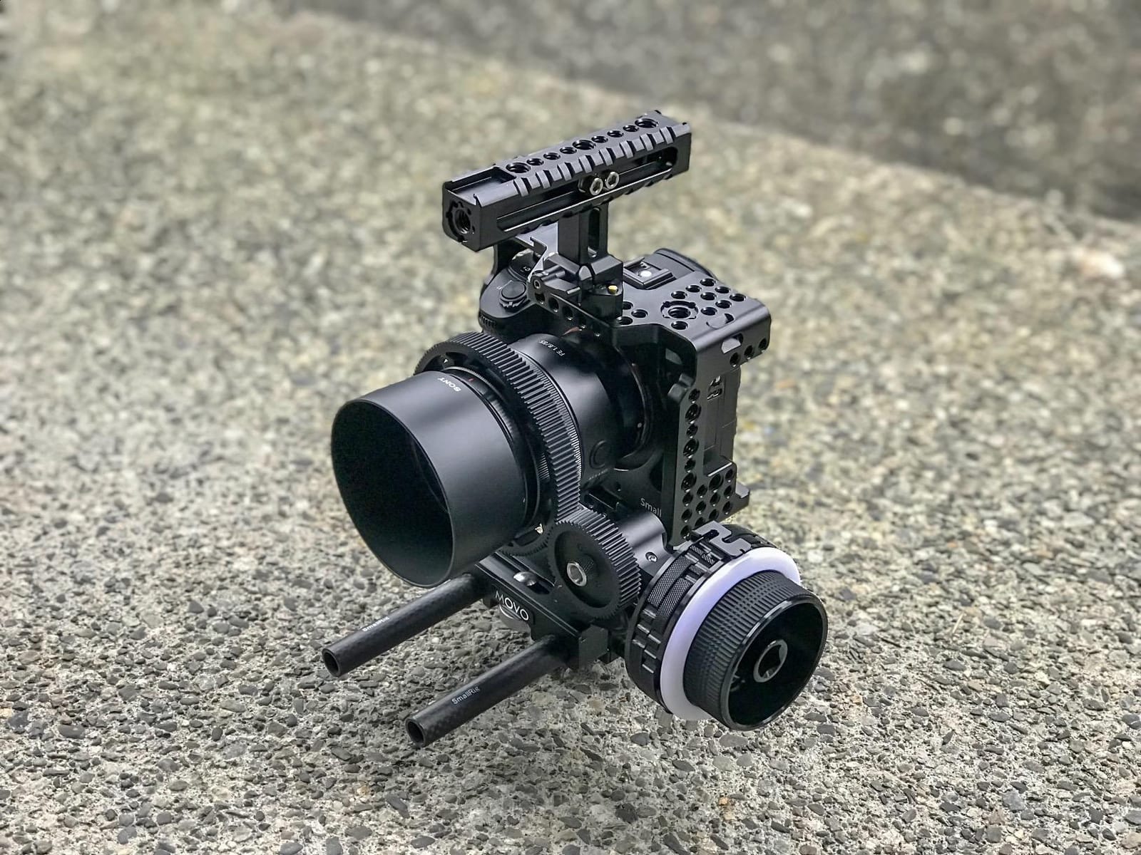Movo F2X Precision Follow Focus System with Hard Stops and 65mm, 75mm, 85mm Adjustable Gear Rings customer photo 2