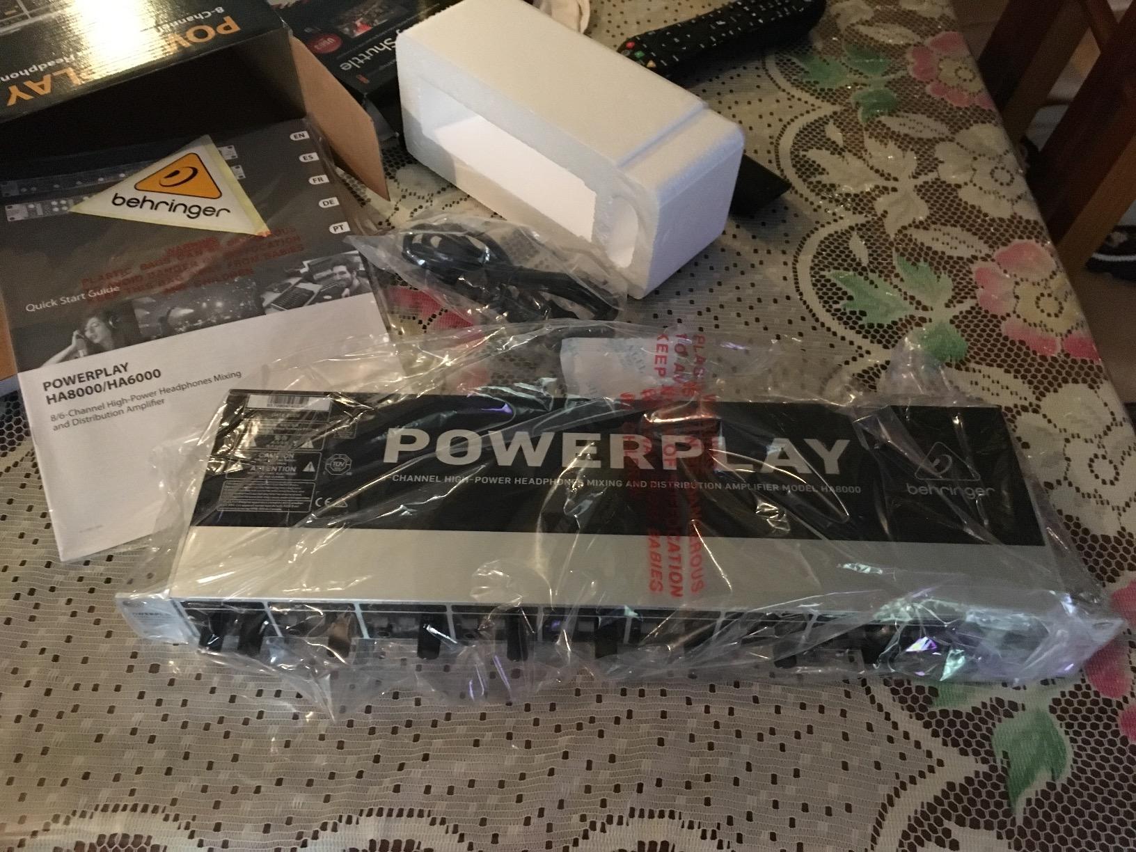 Behringer HA8000 V2 8-Channel High-Power Headphone Mixing and Distribution Amplifier | For Professional Stage and Studio Applications customer photo 1