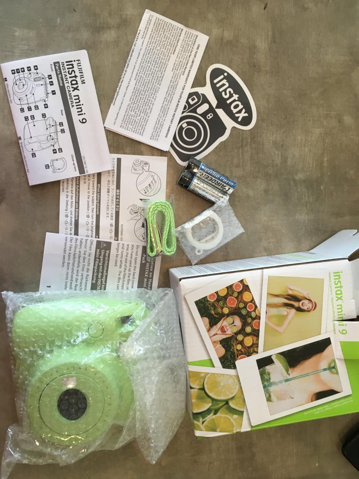 Fujifilm Instax Mini 9 Instant Camera, Lime Green customer photo 1