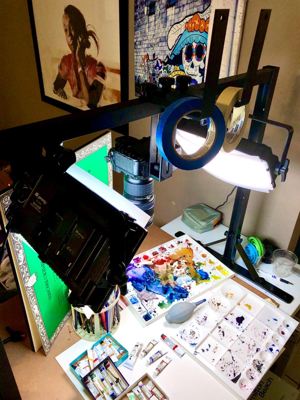 Glide Gear OH100 Professional Metal Overhead Table Top Mount Stand Photography Studio DSLR Video Camera iPhone Top Down Platform customer photo 2