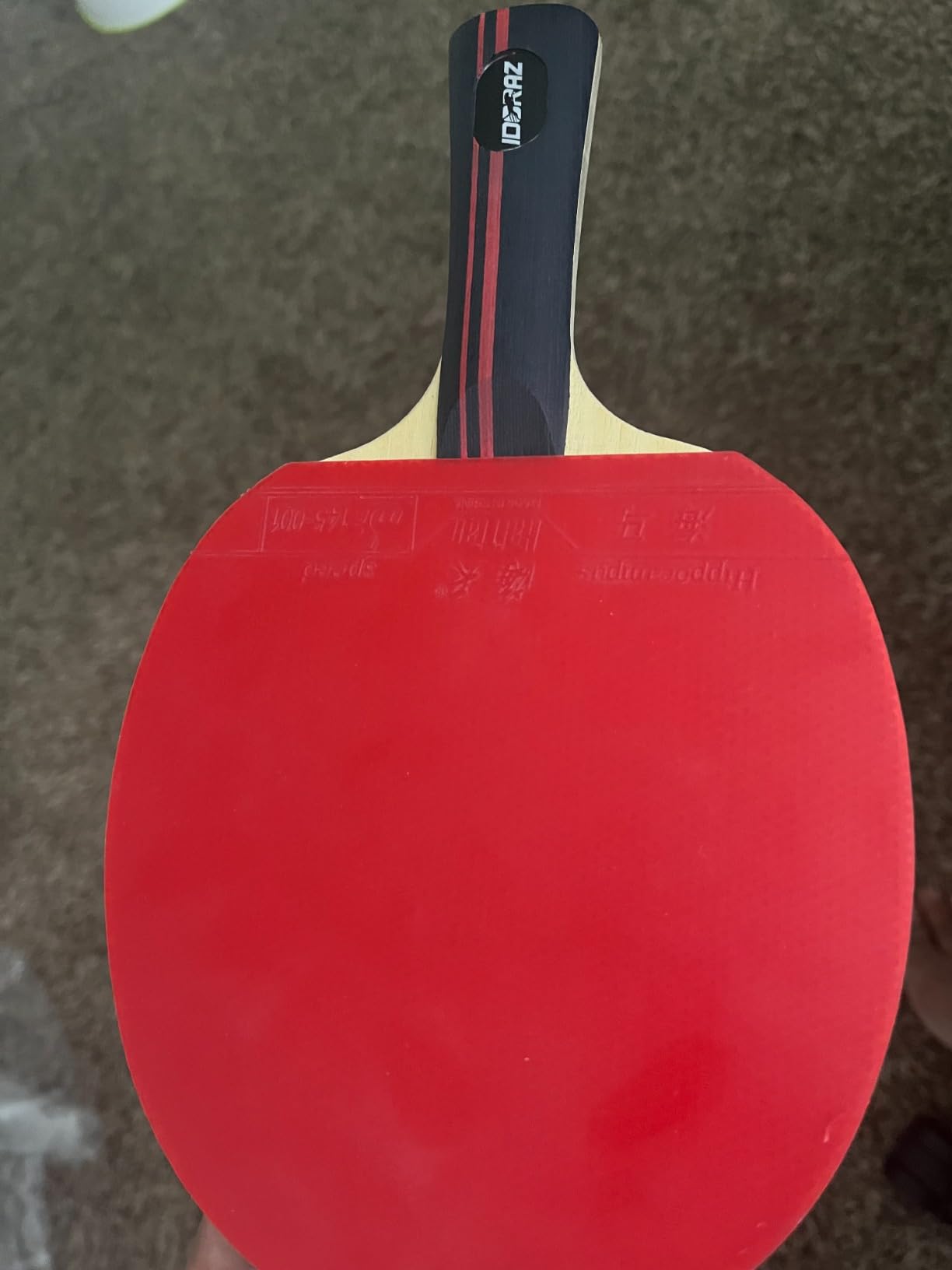 Professional Ping Pong Paddle with ITTF Rubber and Carrying Case customer photo 1