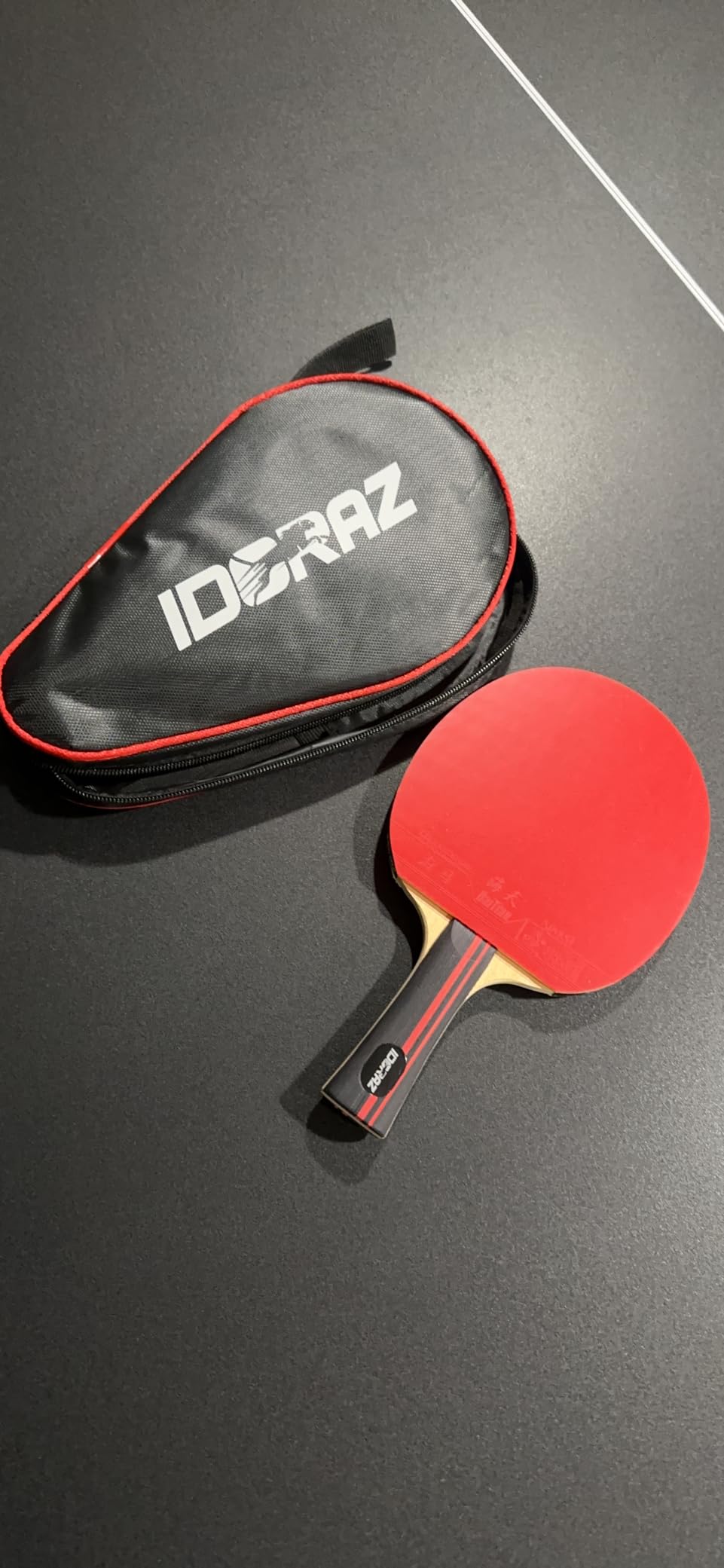 Professional Ping Pong Paddle with ITTF Rubber and Carrying Case customer photo 2