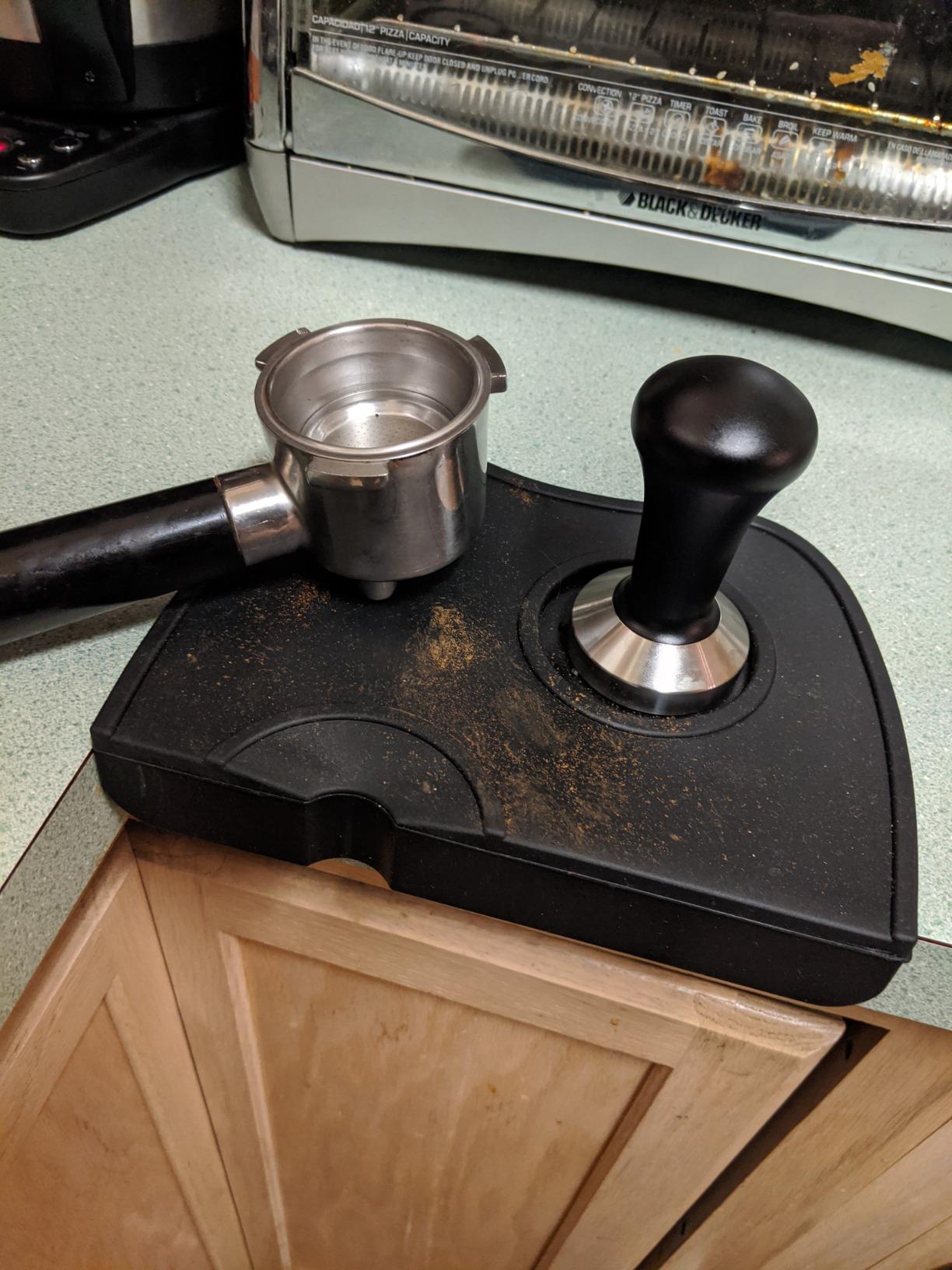 LuxHaus 58mm Espresso Tamper - LuxHaus Premium Barista Coffee Tamper - 100% Flat Stainless Steel Base customer photo 1