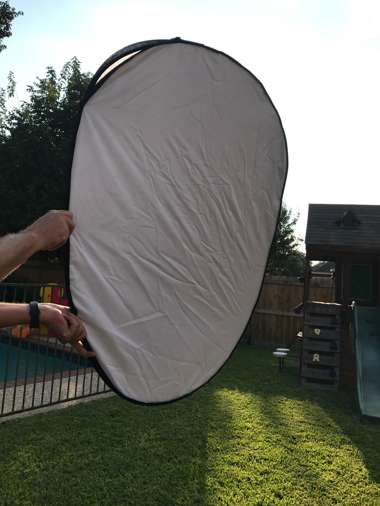 Light Reflector Photography 5 in 1, 24x36inch Oval Photography Reflector customer photo 1
