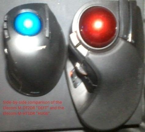 ELECOM Huge Trackball Mouse, 2.4GHz Wireless, Index Finger Control customer photo 2