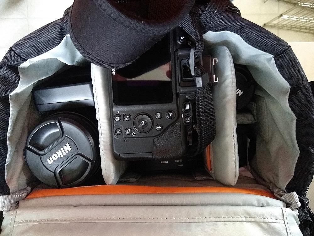 Lowepro LP37123, Nova 180 AW II Camera Bag, Waterproof, Customizable, Fits Pro-Depth DSLR with Lens, Compact Drone, 3-4 Additional Lenses, Flash, Black customer photo 2
