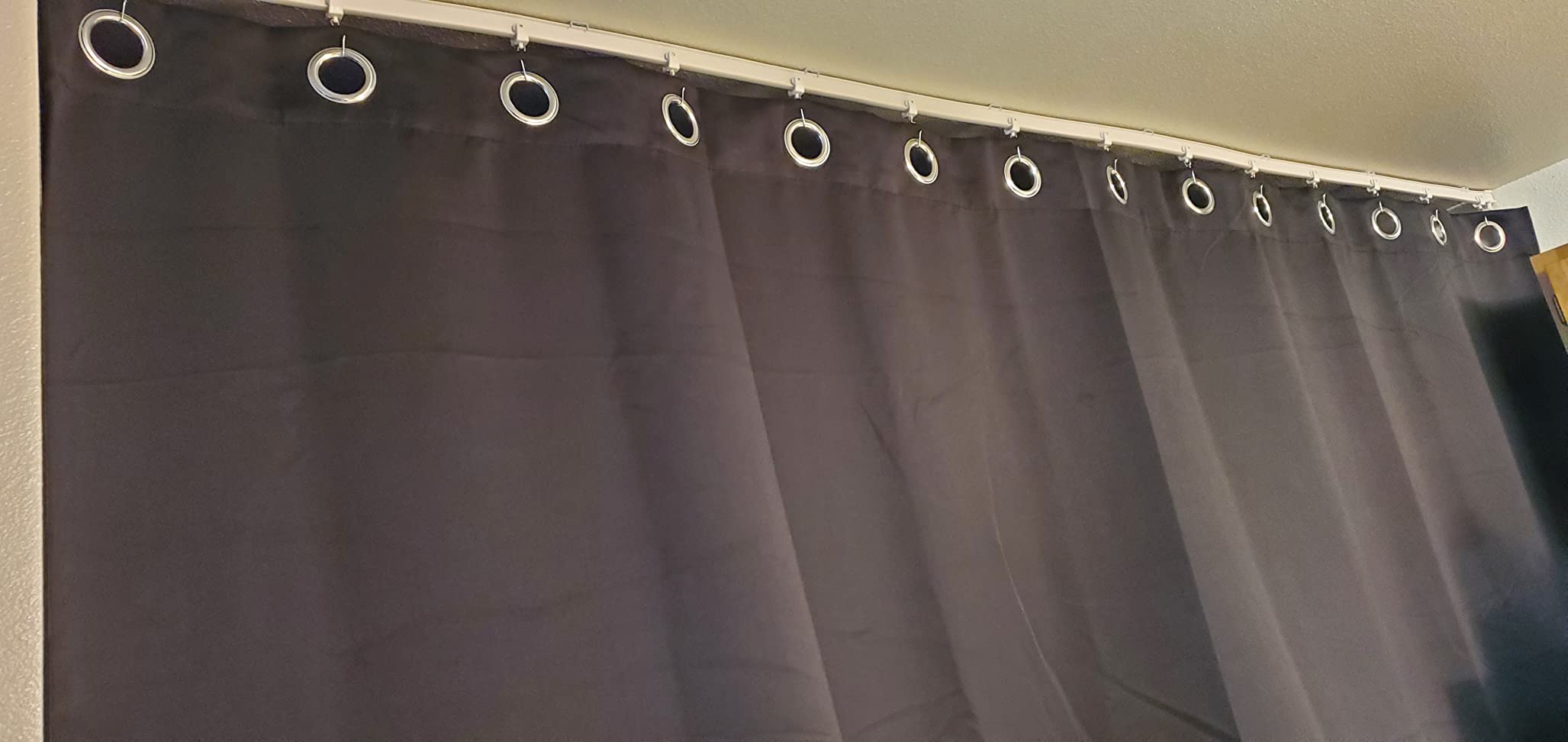 RYB HOME Blackout Room Divider Curtain Thermal Insulated, for Sliding Door customer photo 1