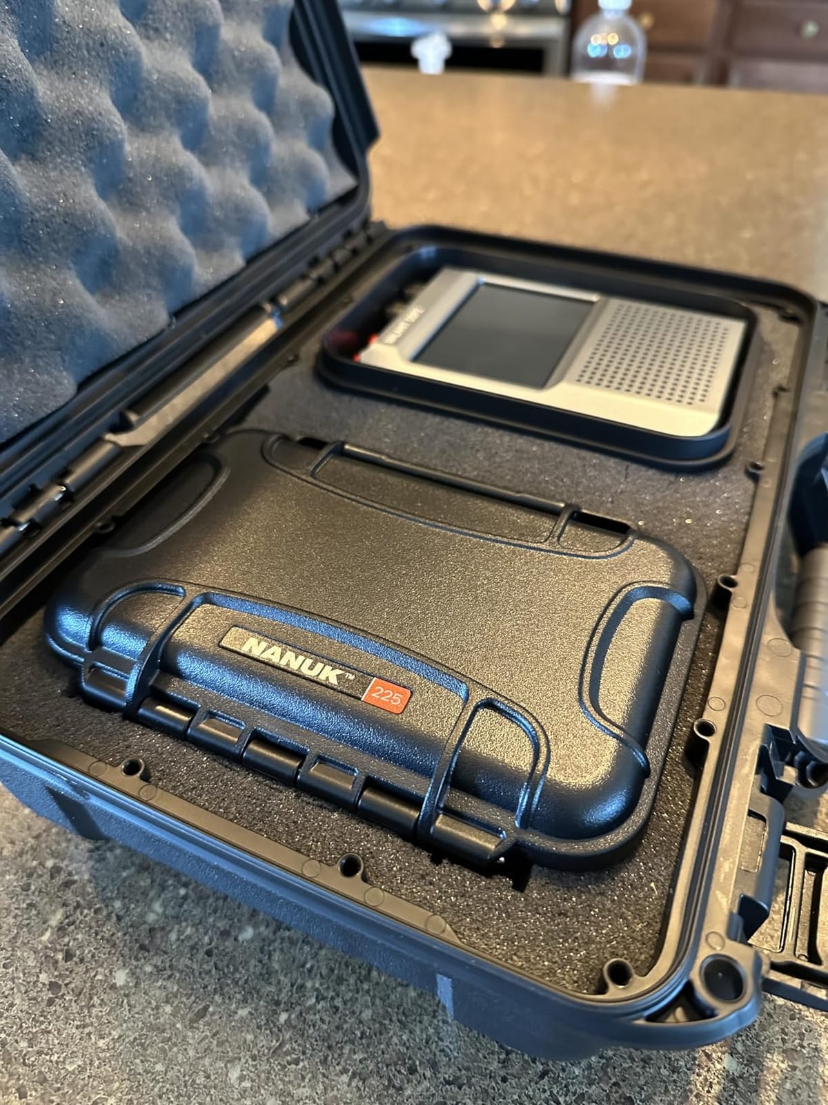 NANUK 909 Travel Hard Case with Customizable Cubed Foam – Waterproof Camera Case, 12.6” x 9” x 4.4”, Lightweight, Lockable, Dustproof, Impact-Resistant & Durable Protective Case – Graphite customer photo 2