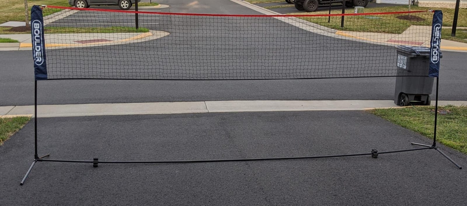 Boulder Portable Badminton Pickleball Net - Foldable/Extendable Poles for Multiple Sports Heights (UP to 5 ft) - Ideal for Tennis, Pickleball, Soccer Tennis - Easy Setup customer photo 2