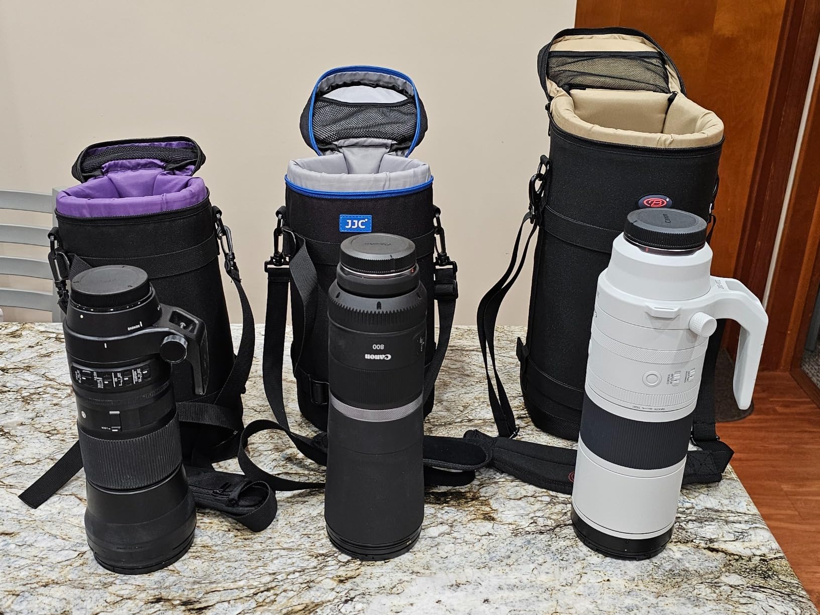 JJC Camera Lens Case Pouch, Padded Bag Fits Lens up to 4.3 x 8.9 (D x L) customer photo 2