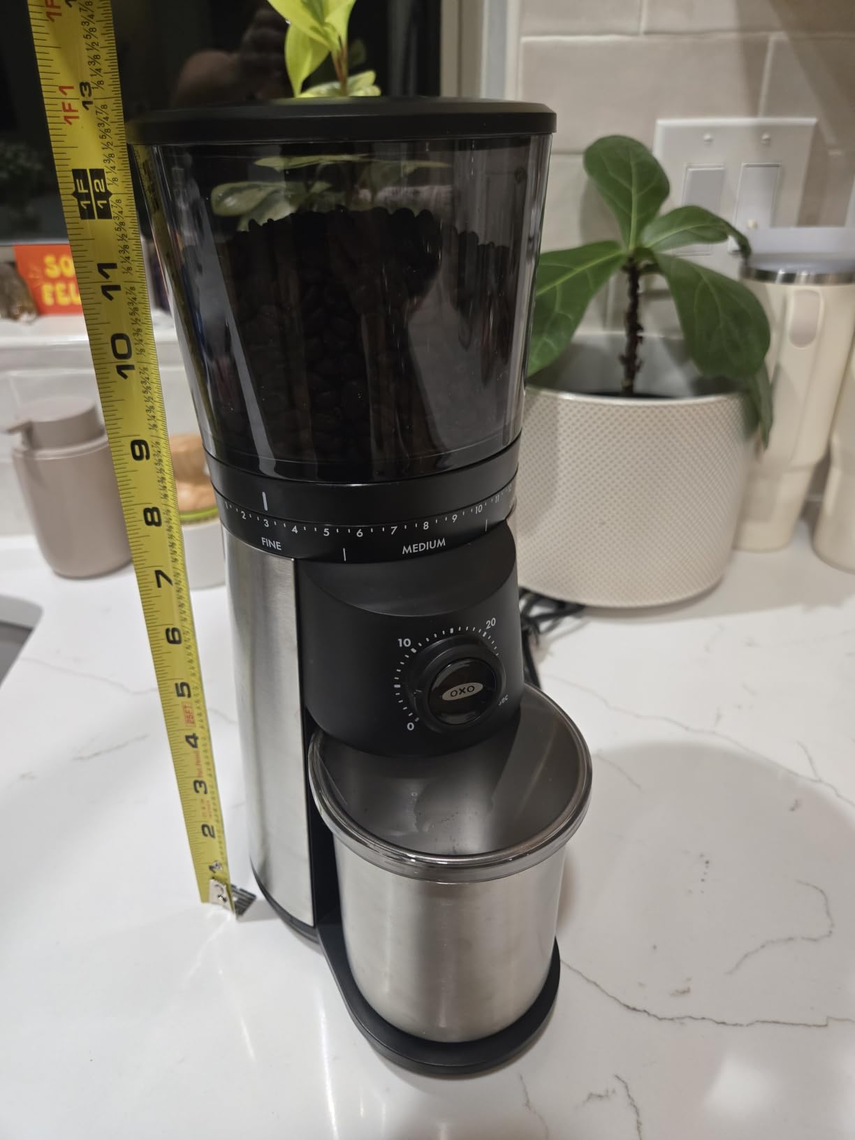 OXO Brew Conical Burr Electric Coffee Bean Grinder - 12 Oz, Silver customer photo 2