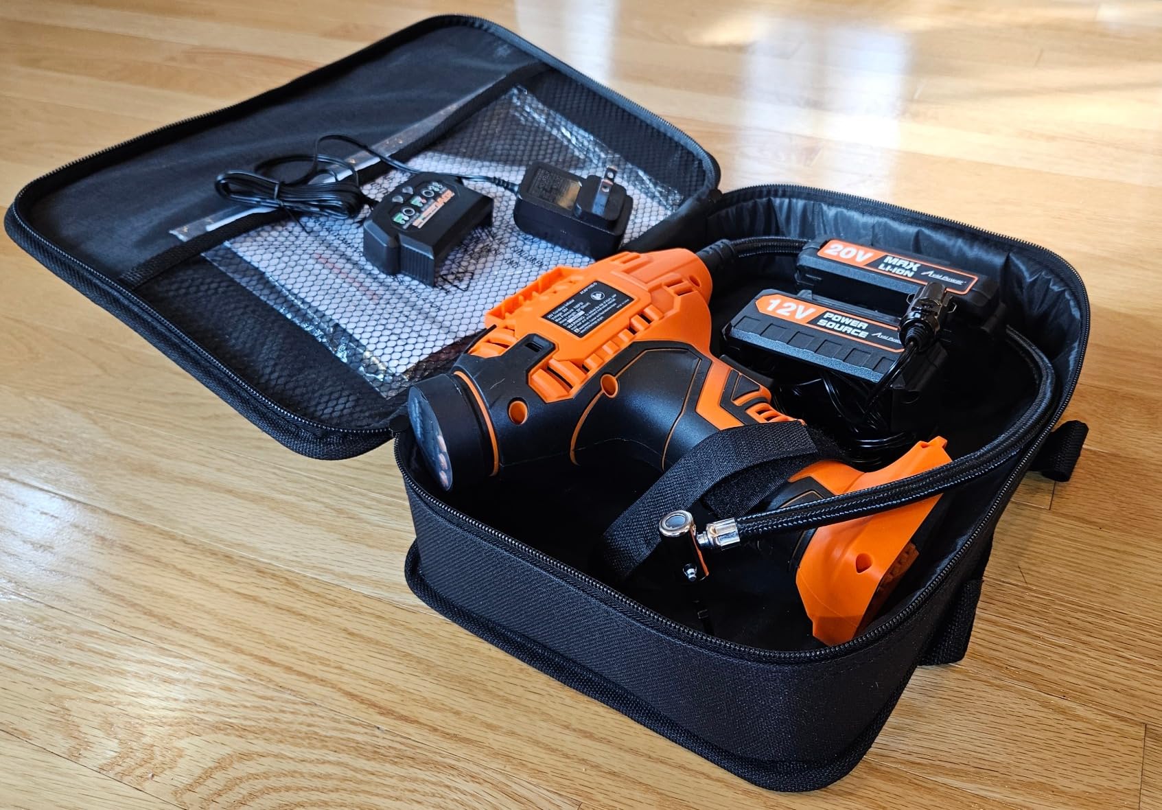 AVID POWER Cordless Tire Inflator Portable Air Compressor 20V Battery Pump customer photo 2