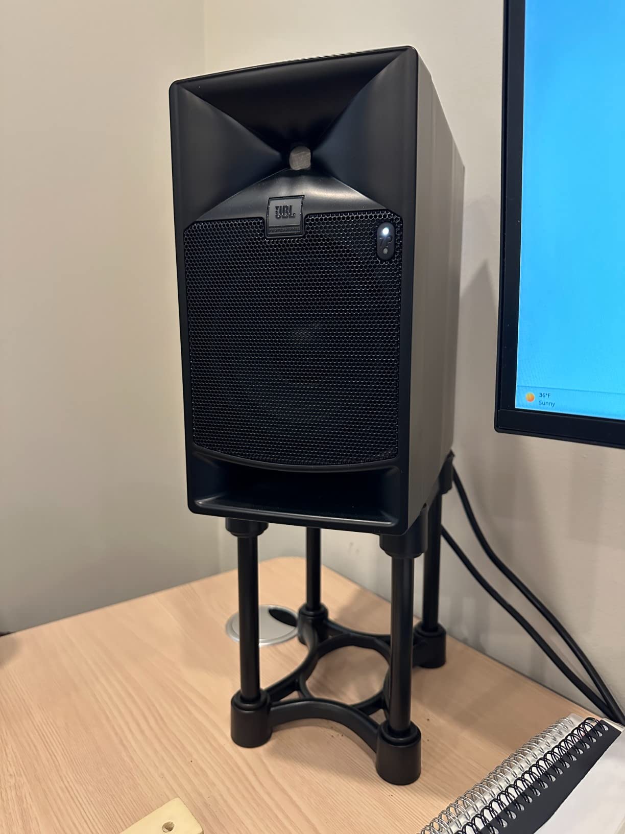 IsoAcoustics Iso-Stand Series Speaker Isolation Stands with Height & Tilt Adjustment: Iso-155 (6.1” x 7.5”) Pair customer photo 2