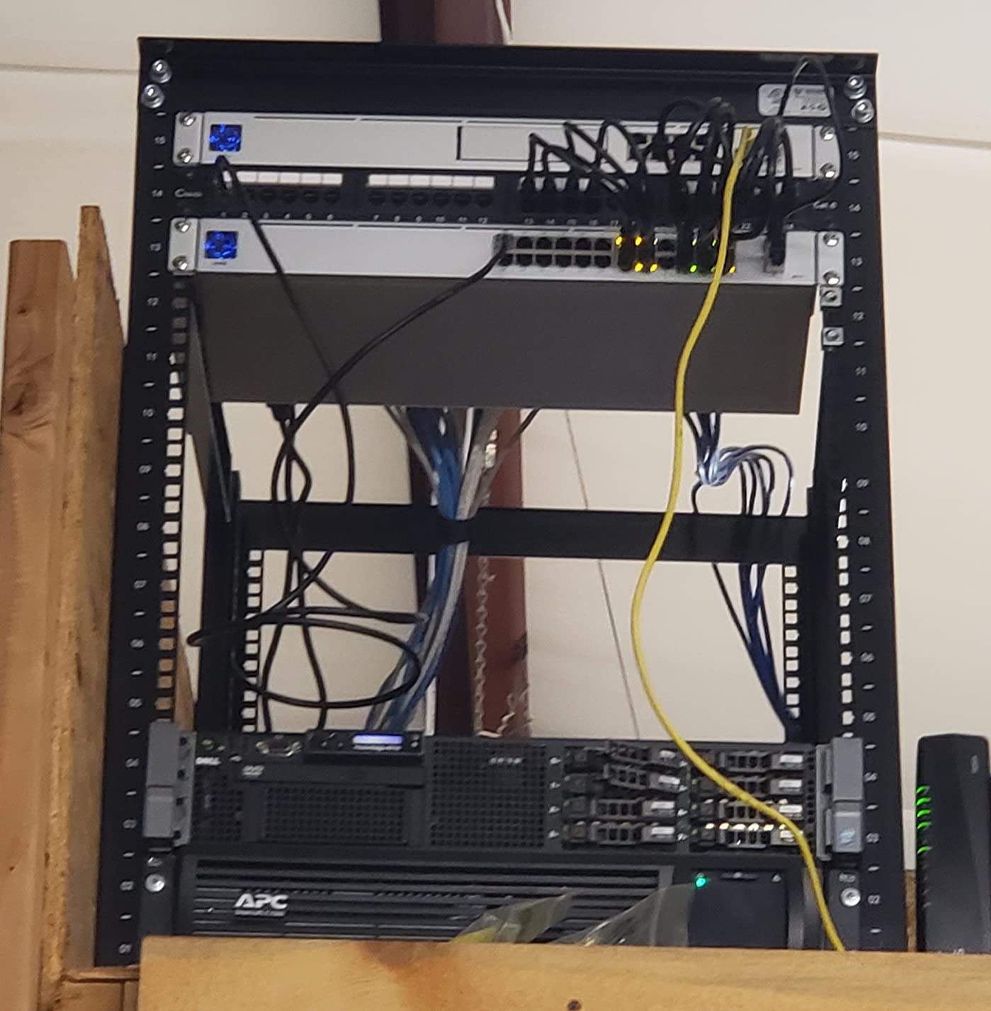 Server Rack 4 Post Open Rack Frame Rack Enclosure 19 Inch Adjustable Depth Aluminum (27U,56Inch Height) customer photo 2