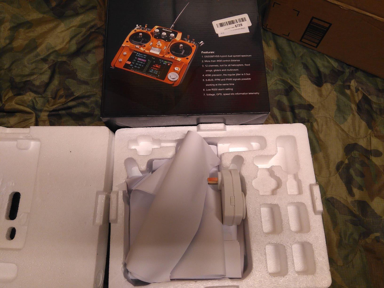 Radiolink AT10II 12CH 2.4G RC Transmitter and Receiver R12DS for Airplane | Voltage Telemetry Long Range Radio Controller for FPV RC Drone Quad Helicopter Car and Boat (Mode 2 Left Hand Orange) customer photo 1