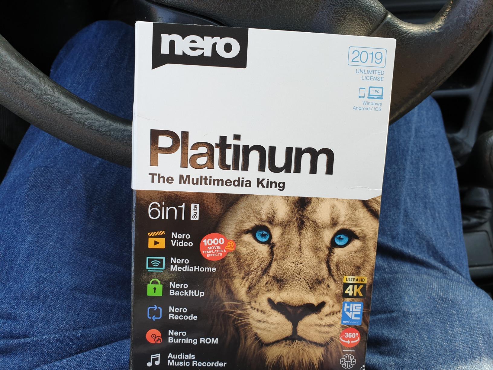Nero Platinum 2019 | 6-in-1 Multimedia Suite | Video Editing, Burning, Backup, and More | Lifetime License | 1 PC | Windows 10/8/7 customer photo 2
