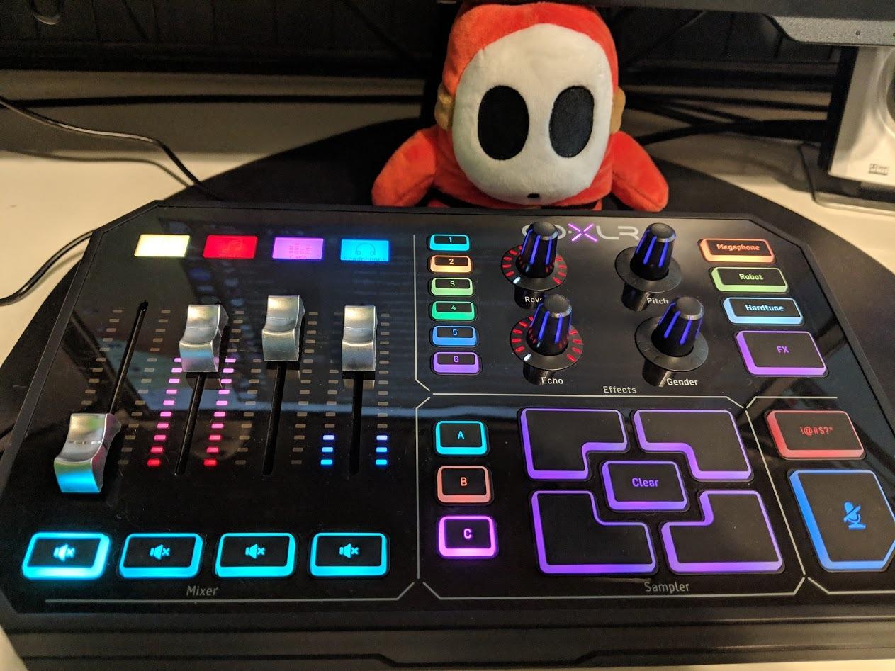 TC-Helicon GoXLR Revolutionary Online Broadcaster Platform with 4-Channel Mixer, Motorized Faders, Sound Board and Vocal Effects, Officially Supported on Windows customer photo 2