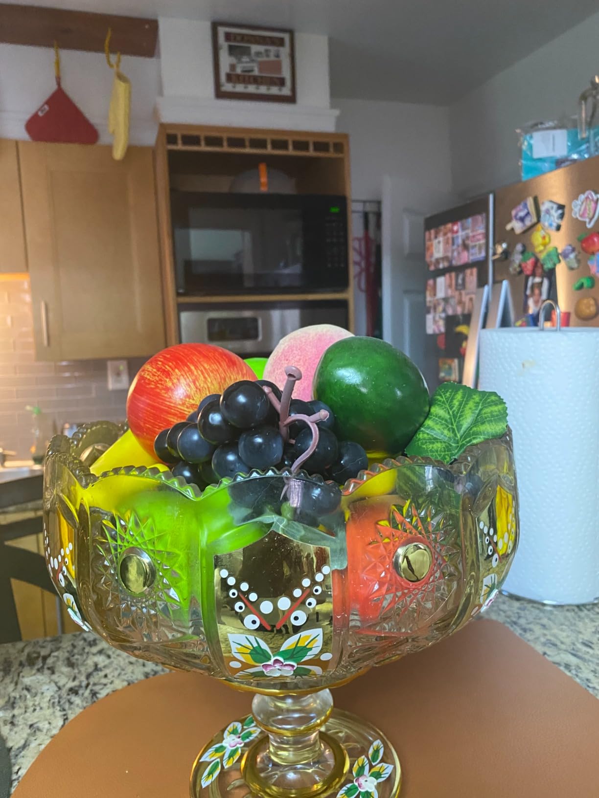 Lorigun Artificial Fruits Set for Decoration Fake Fruits Props,10 Kinds of Fruit (Total 12 Pcs) customer photo 1