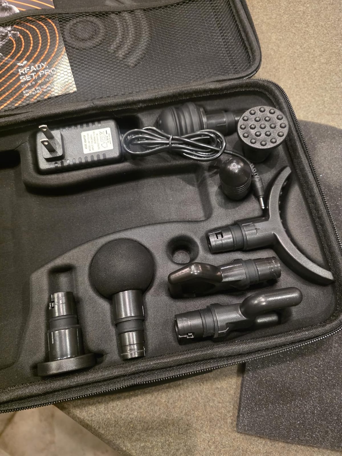 LifePro Sonic Massage Gun Percussion Muscle Massager, 8 Heads & 5 Speeds customer photo 1