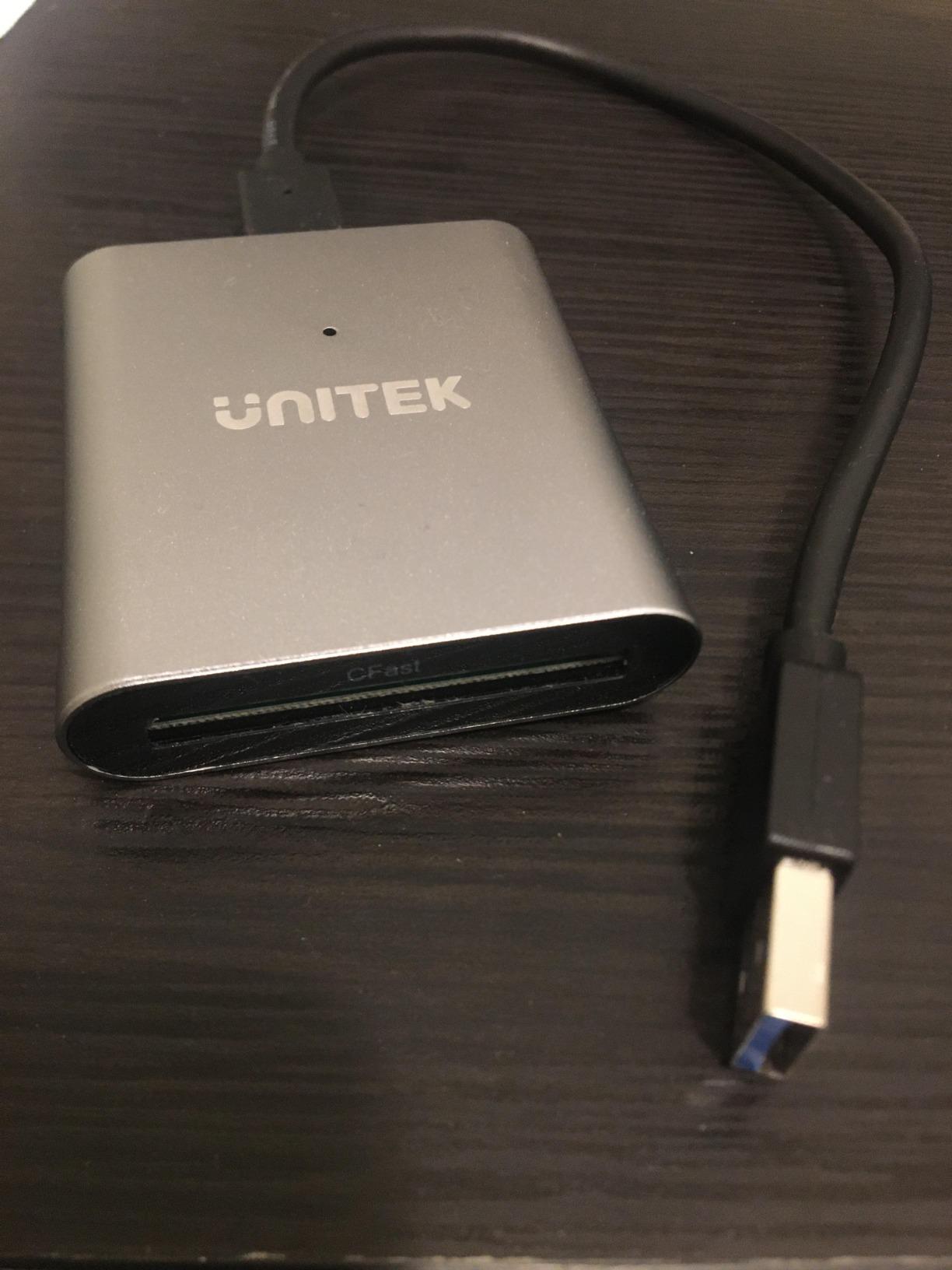 Unitek USB 3.0 USB-C CFast Portable Card Reader for SanDisk,Lexar,Sony Card customer photo 1