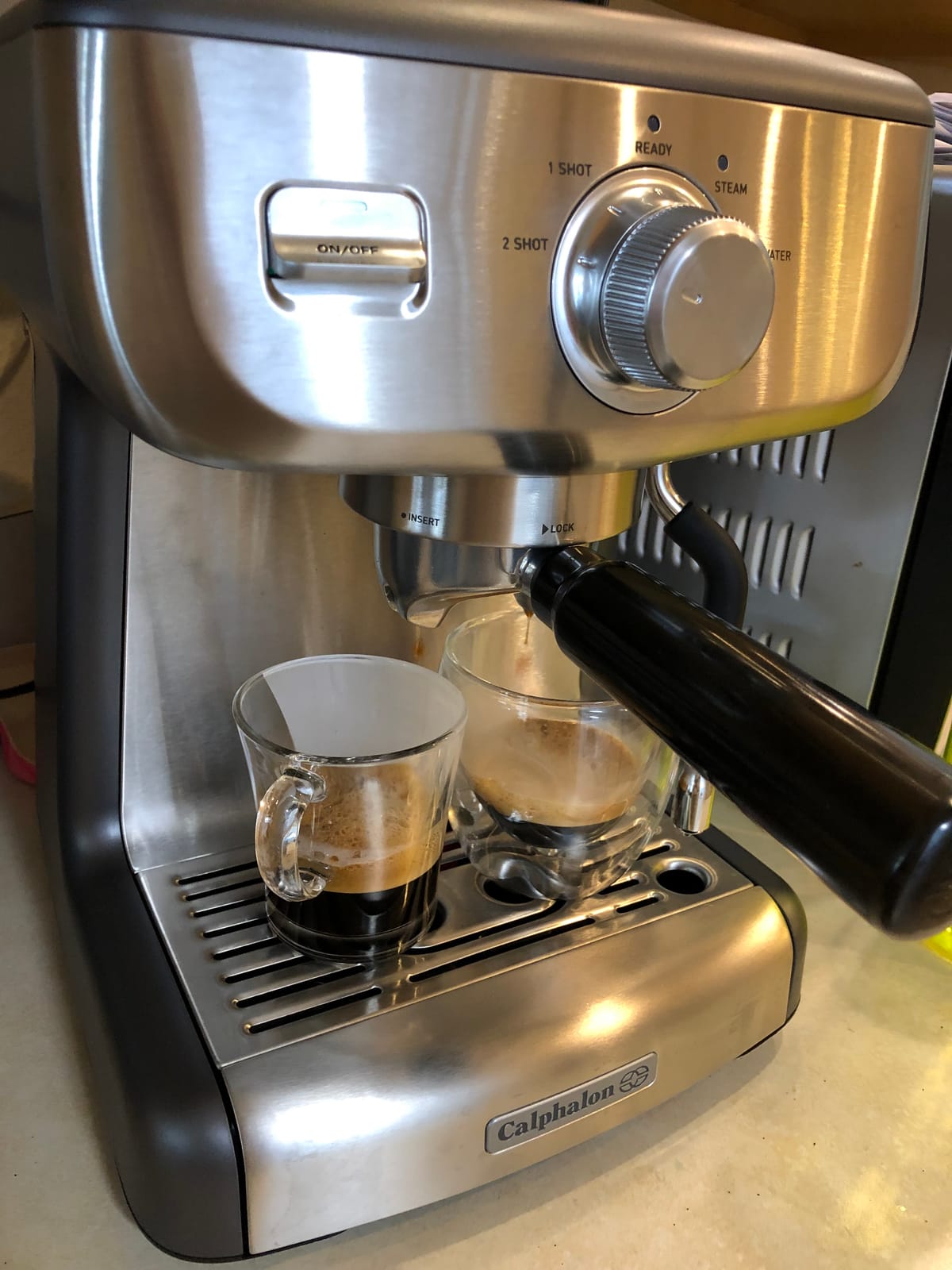 Calphalon BVCLECMP1 Temp iQ Espresso Machine with Steam Wand, Stainless customer photo 1