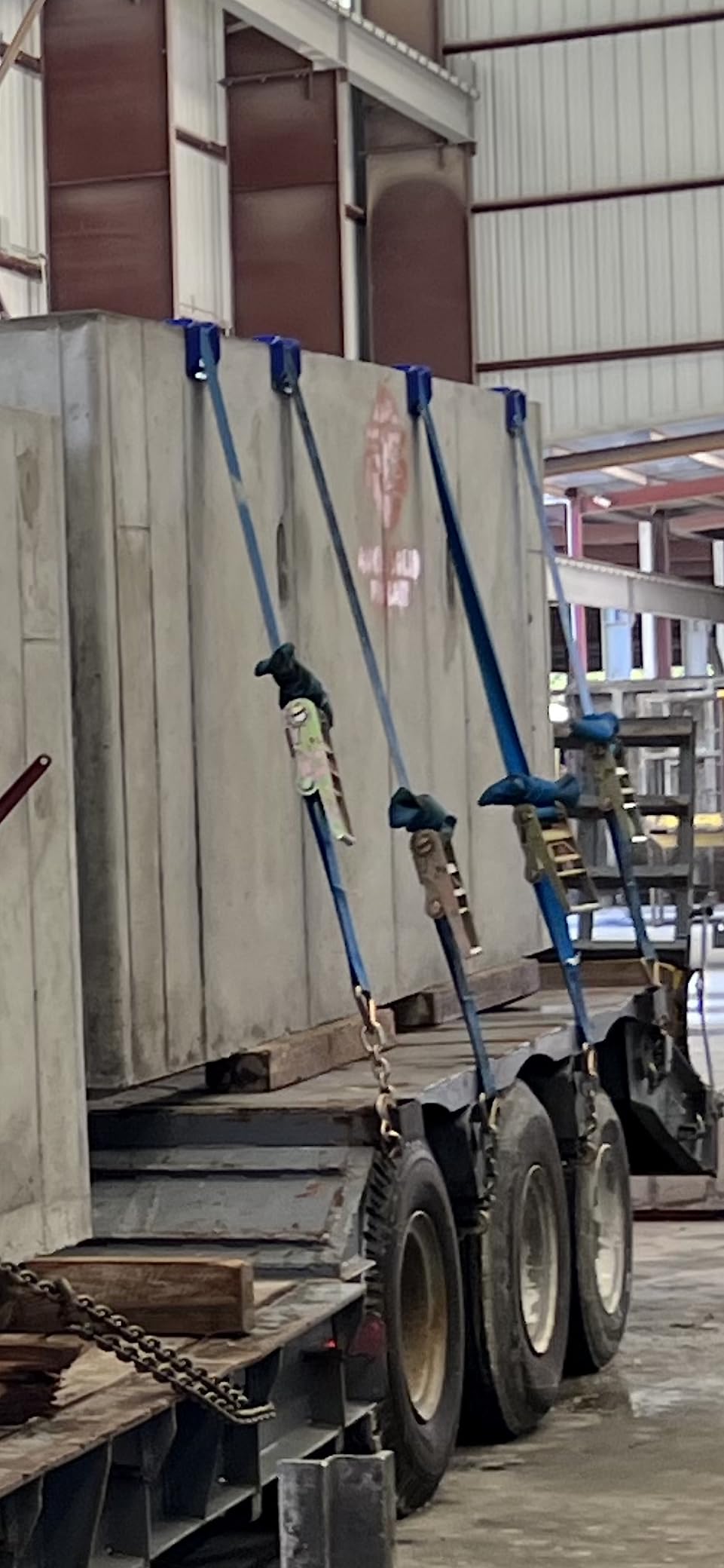 VULCAN Ratchet Strap with Chain Anchors - 2 Inch x 27 Foot - 2 Pack - Silver Series - 3,600 Pound Safe Working Load customer photo 1