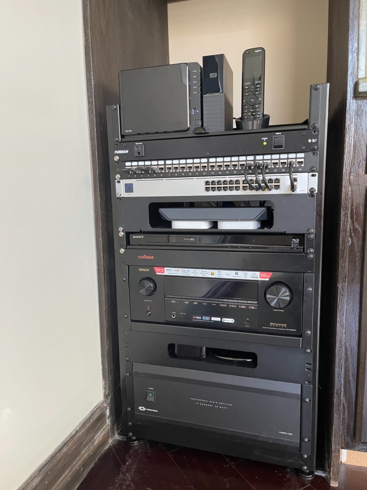 ECHOGEAR 20U Open Frame Rack w/Optimal Air Flow, DIY Assembly, 20.4” Depth customer photo 2