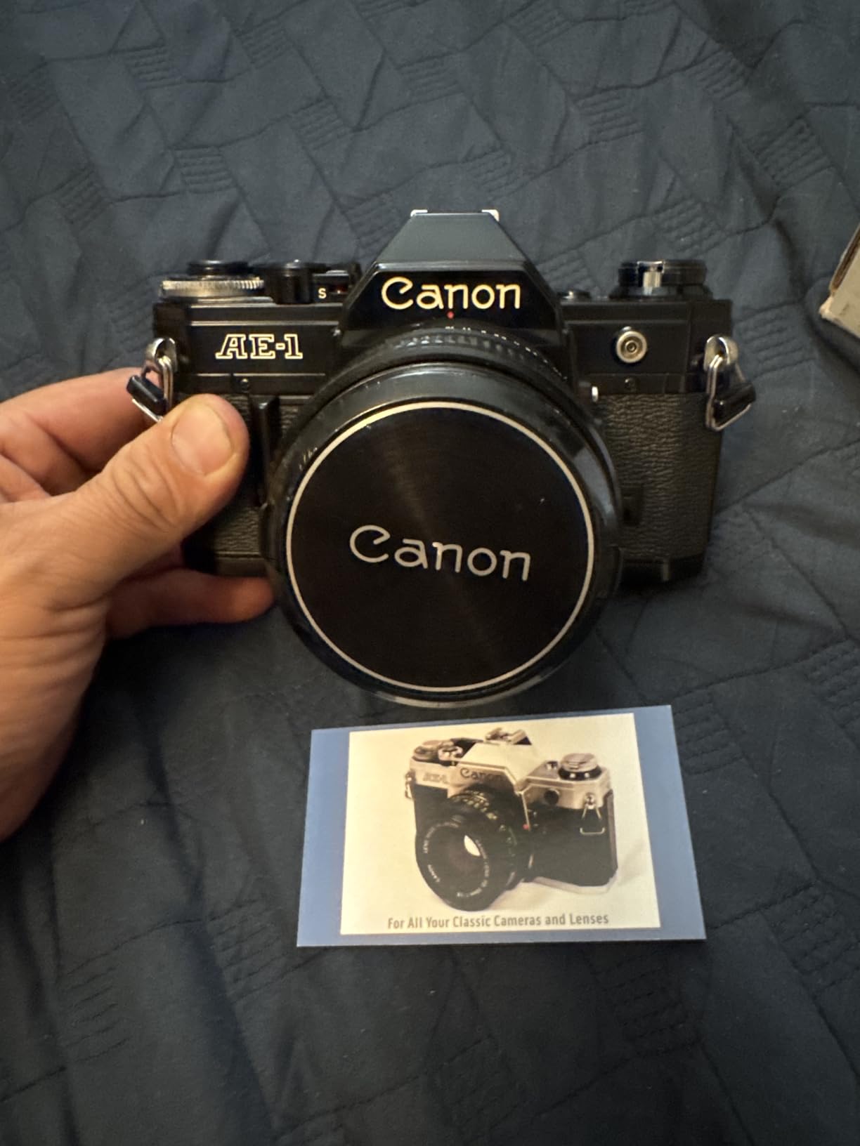 Vintage Canon AE-1 35mm SLR Camera with 50mm 1:1.8 Lens (Renewed) customer photo 1