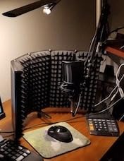 Aokeo Studio Recording Microphone Isolation Shield with Pop Filter & Tripod Stand,High Density Absorbent Foam to Filter Vocal,Foldable Sound Shield for Blue Yeti and Condenser Microphones customer photo 2