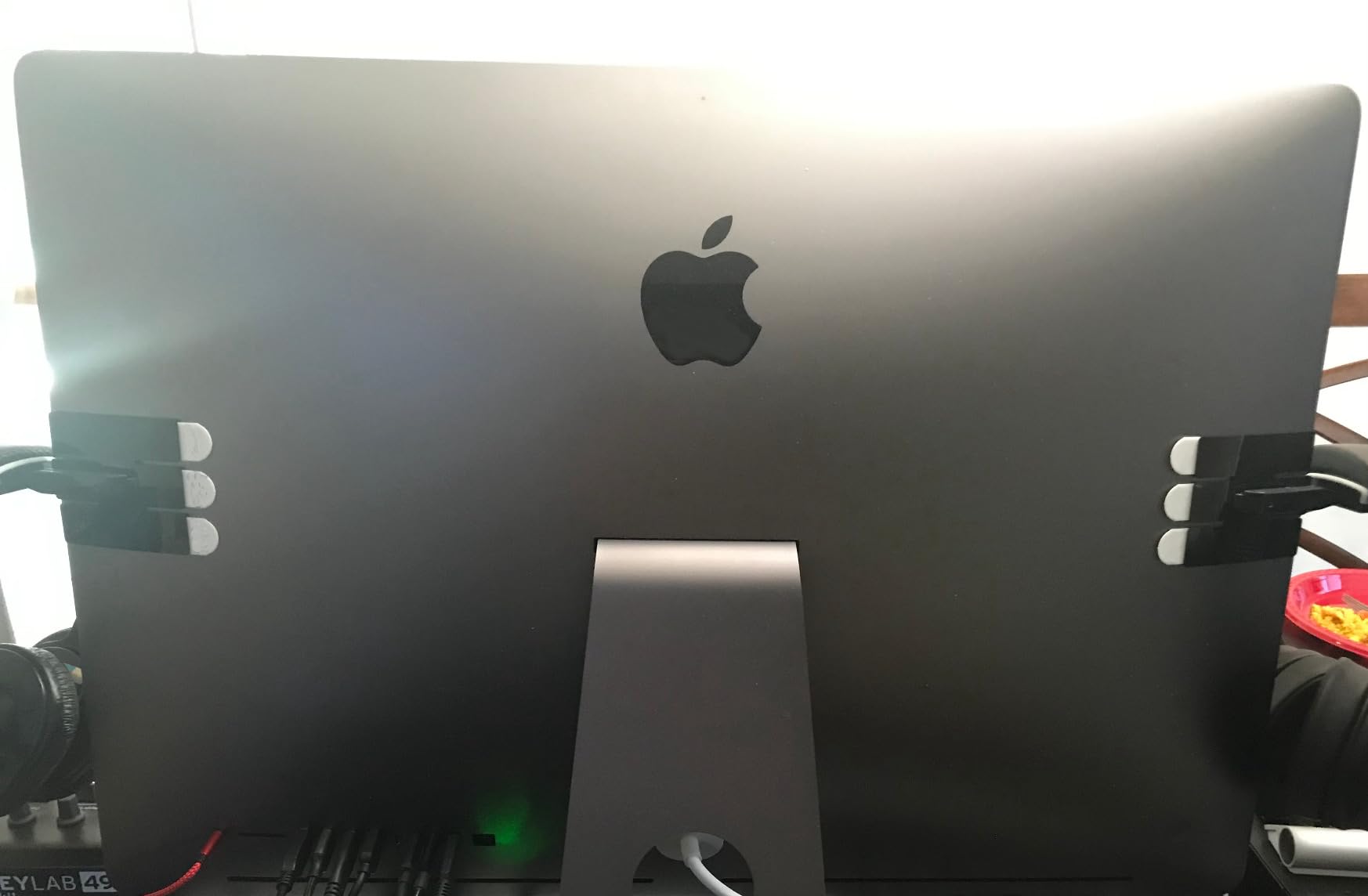 TotalMount Hidden Monitor Stand for Headphones – Does Not Block Monitor customer photo 2