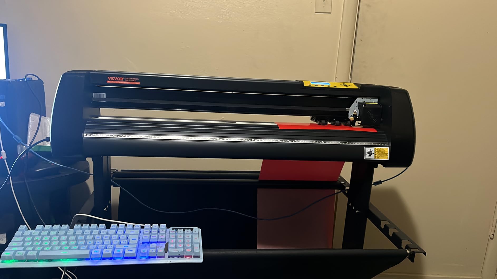 VEVOR Vinyl Cutter Machine 34 inches Bundle Manual Vinyl Plotter Cutter customer photo 1