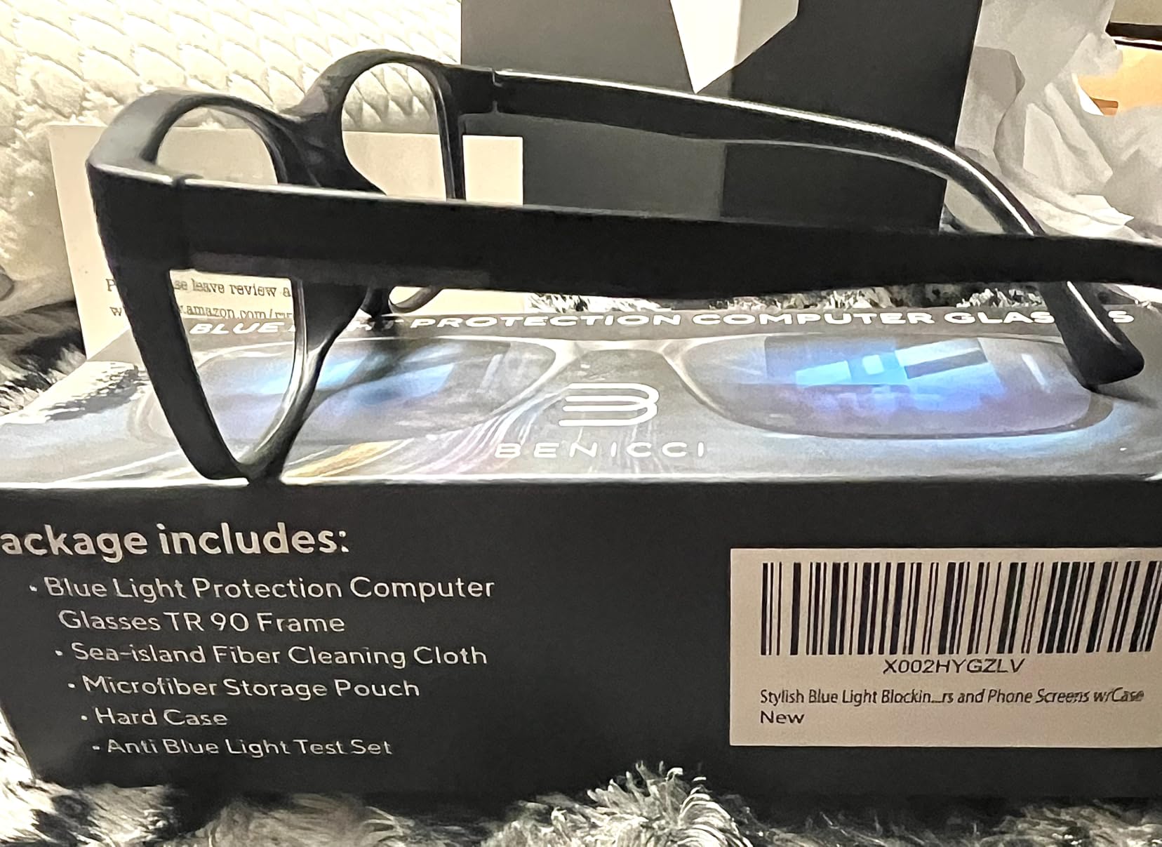 Benicci Stylish Blue Light Blocking Computer Glasses for Men and Women customer photo 1