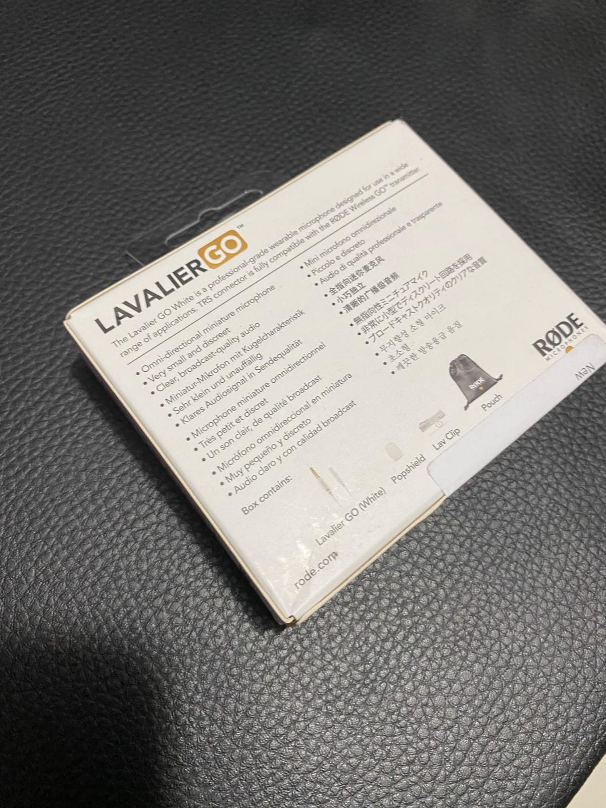 RØDE Lavalier GO Professional Lavalier/Lapel Microphone Broadcast customer photo 2