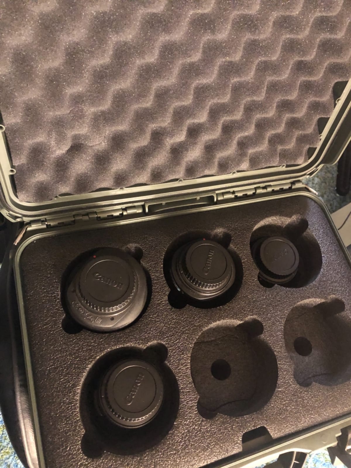 NANUK 918 Waterproof Camera Lens Case with Custom Foam Insert for 6 Lenses, Camera Lens Storage, IP67 Waterproof & Crushproof, Made in Canada (16.9” x 12.9” x 9.3”) – Orange customer photo 1