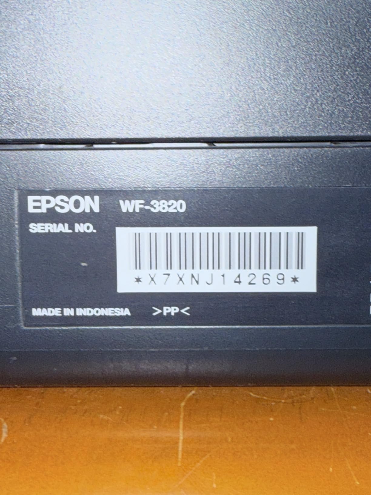 Epson Workforce Pro WF-3820 Wireless Color All-in-One Inkjet Printer customer photo 1