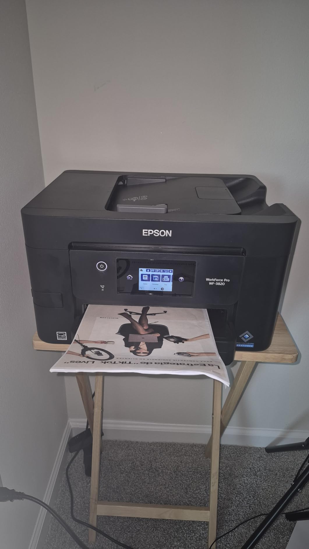 Epson Workforce Pro WF-3820 Wireless Color All-in-One Inkjet Printer customer photo 2