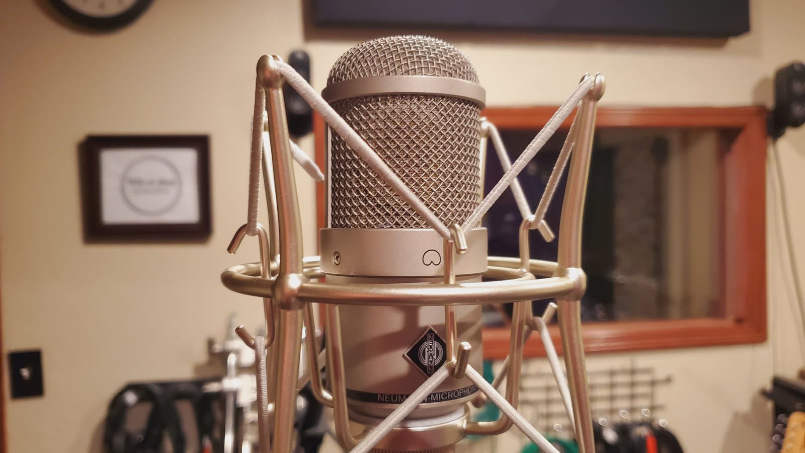 Spider Microphone Shock Mount Mic Holder - Anti Vibration Metal Spider Shockmount Compatible with Neumann U47 U67 U87 TLM102 TLM103 TLM107 M147 M149 Senheiser MK4 MK8 Condenser Microphones customer photo 1