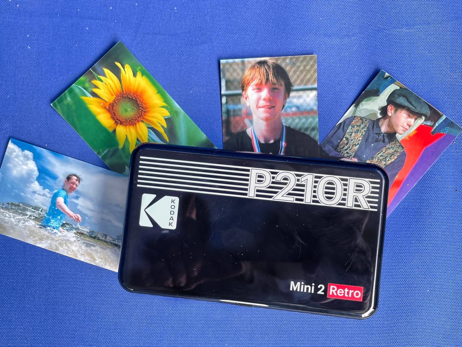 KODAK Mini 2 Retro 2x3 Portable Photo Printer, 4PASS, 38 Sheets, White customer photo 2