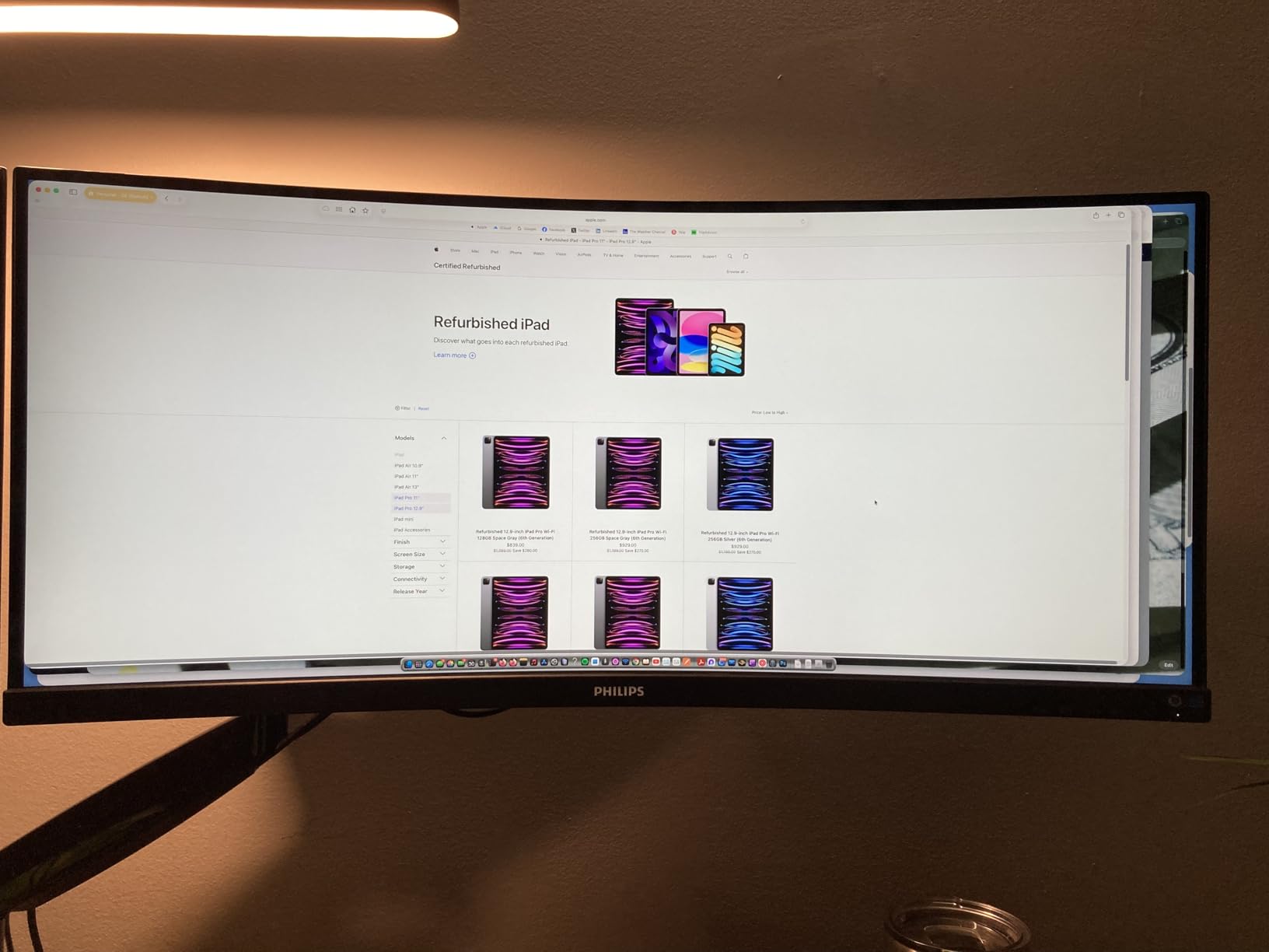 Philips 34 Inch Curved Computer Monitor UWQHD 100Hz USB-C PD VA, 346E2CUAE customer photo 2