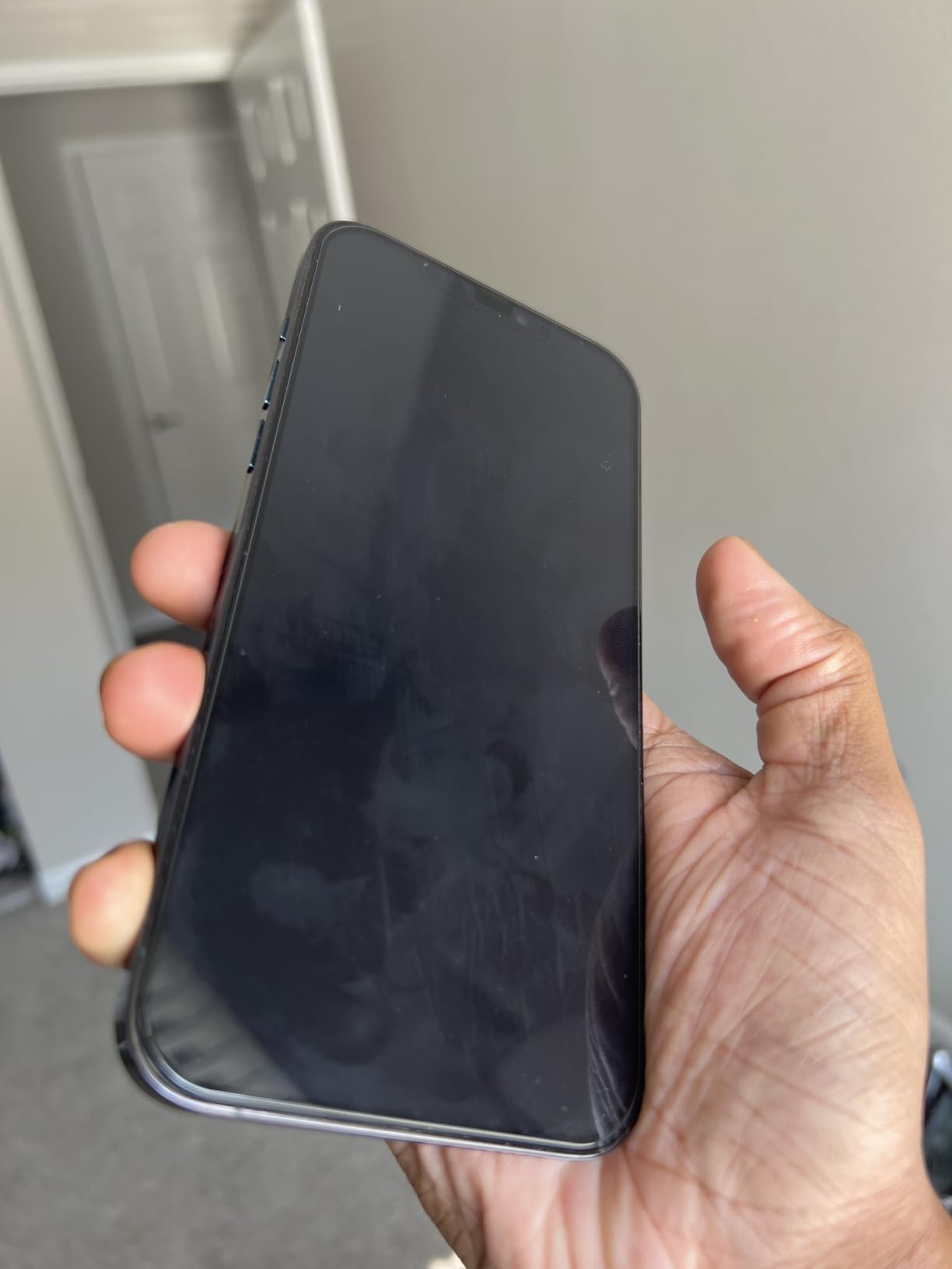 Apple iPhone 12 Pro Max 5G, US Version, 256GB, Pacific Blue - Unlocked (Renewed) customer photo 1
