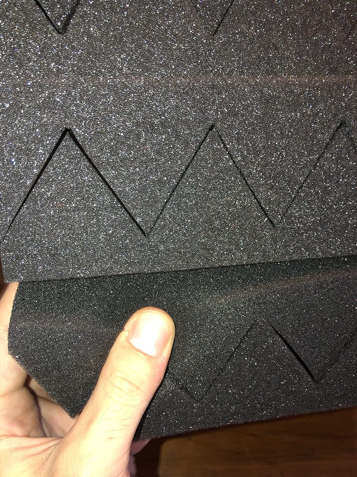JBER 12 Pack Acoustic Foam Panels, Wedges Sound Proof Foam Panels for Walls customer photo 1