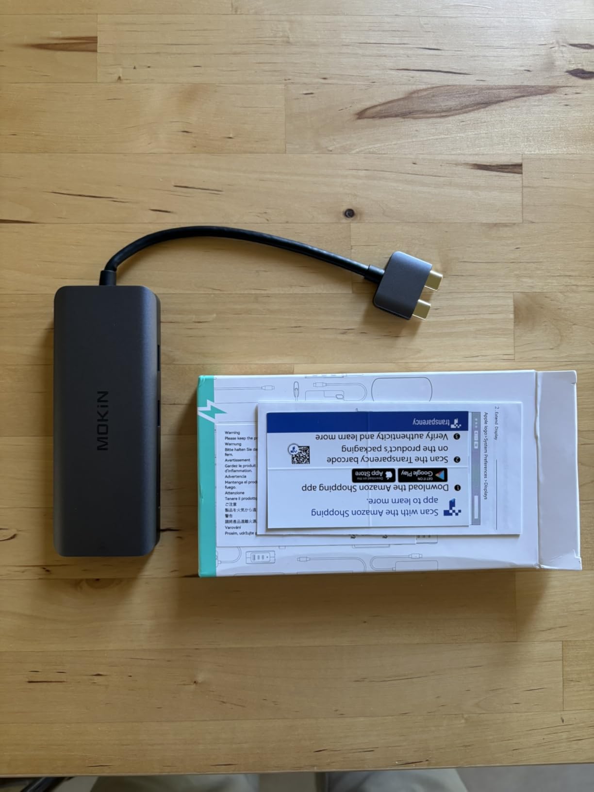 MOKiN MacBook Pro Docking Station Dual Monitor MacBook Pro/Air HDMI Adapter customer photo 2